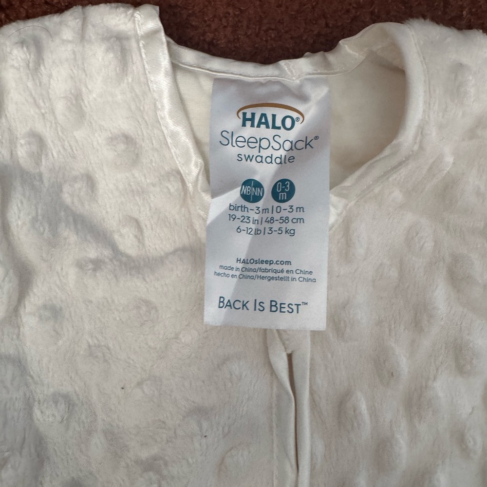 Halo SleepSack Swaddle in Soft Cream